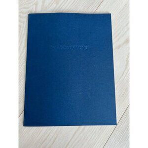 Bath & Body Works Lined Flat Blue Notebook